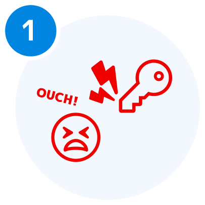 アレッ！鍵がない…